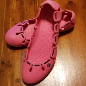 Crocs Pink Ballet Flats
